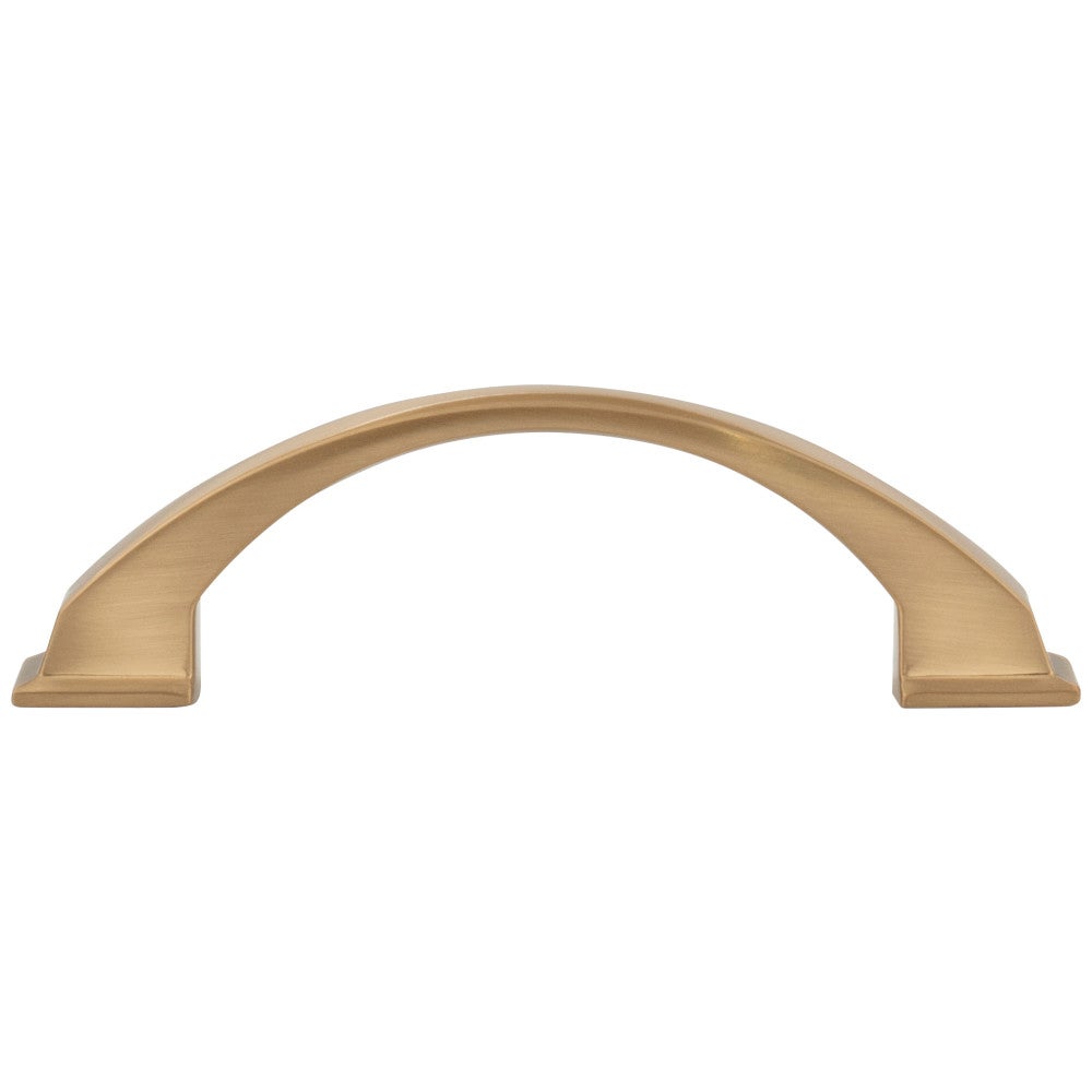 96 mm Center-to-Center Satin Nickel Arched Roman Cabinet Pull