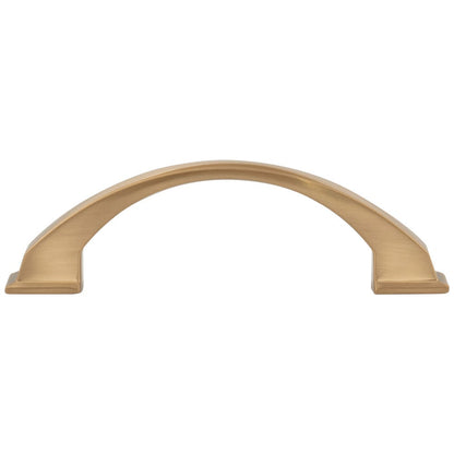 96 mm Center-to-Center Satin Nickel Arched Roman Cabinet Pull