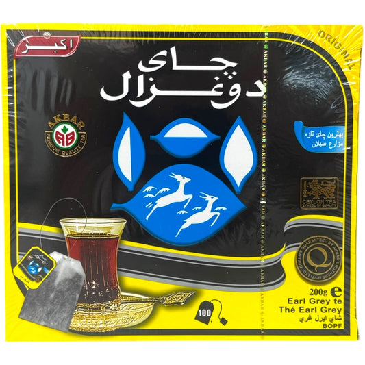 Do Gazal Erly Gray Tea Bags - Premium Blended Tea for Elegance and Comfort - 20 Count