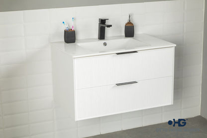 Sorrento 24" White Bathroom Cabinet