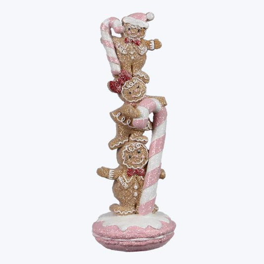 11" Resin Stacked Gingerbread