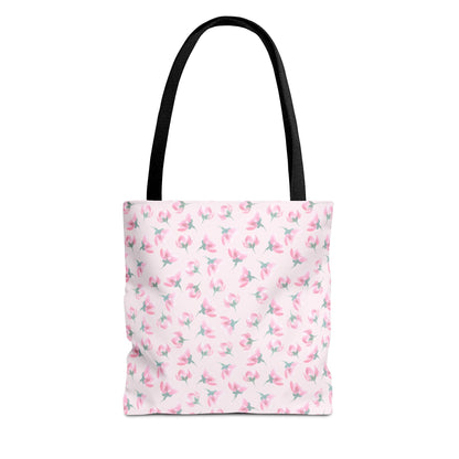 Customizable: Chic Floral Tote Bag, Versatile Shopping Bag, Pretty Grocery Tote, Cute Beach Bag, Stylish Gift for Her