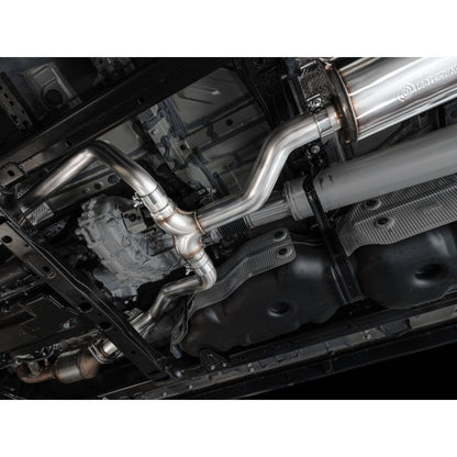 AWE 0FG Exhaust for 3rd Gen Toyota Tundra - Dual Chrome Silver Tips