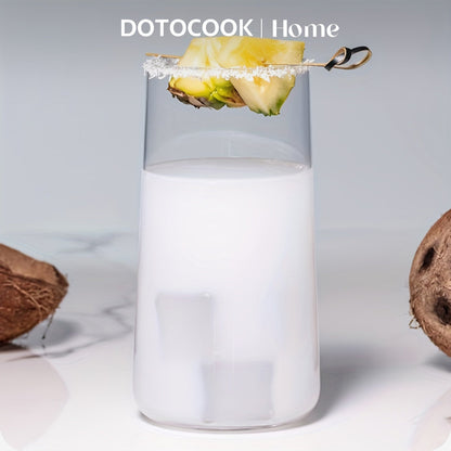 Set of 6 DOTOCOOK Highball Glasses - 15.5 oz Multipurpose Glass