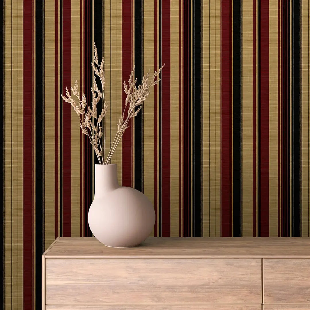Kensington Tailored Stripe Wallpaper