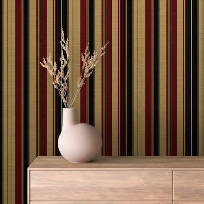 Kensington Tailored Stripe Wallpaper