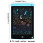 Digital LCD Writing Tablet with Stylus Pen – Reusable Wipeable Dry-Erase Doodle & Drawing Board