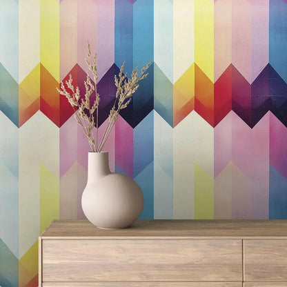 Prismatic Chevron Wall Mural