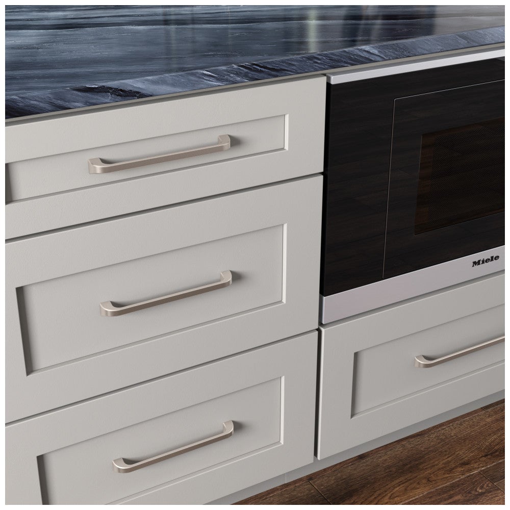 96 mm Center-to-Center Satin Nickel Square Marlo Cabinet Pull