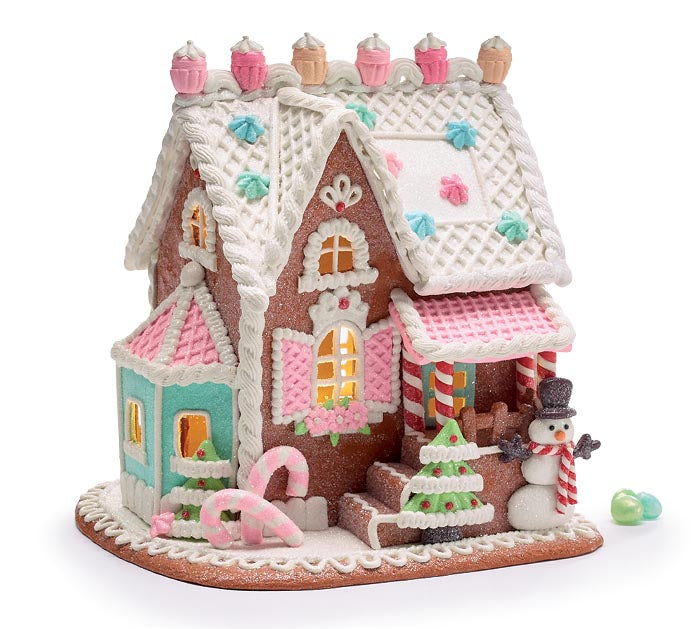 9" CLAY DOUGH GINGERBREAD HOUSE