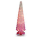 18" PINK TREE IRIDESCENT LIGHT UP