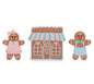 Santa's Sweet Shoppe Collection -  GINGERBREAD LANE WOODEN SHELF SITTER SET