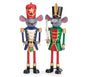 CHRISTMAS CAROUSEL COLLECTION - 16" TIN MOUSE KING SOLDIERS - SET OF 2