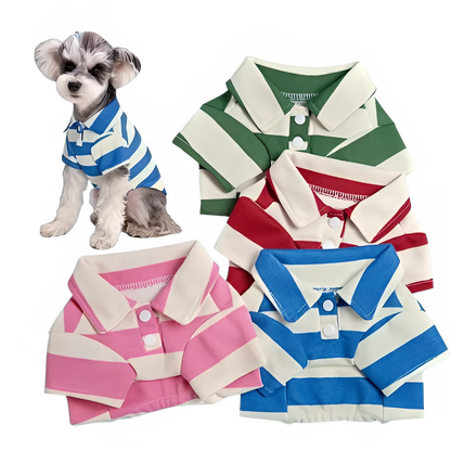 Pet Dog Clothes for Small Medium Dogs Pet Dog Polo Shirt Fashion Puppy Clothes Dogs Cats T-Shirt Pet Supplies