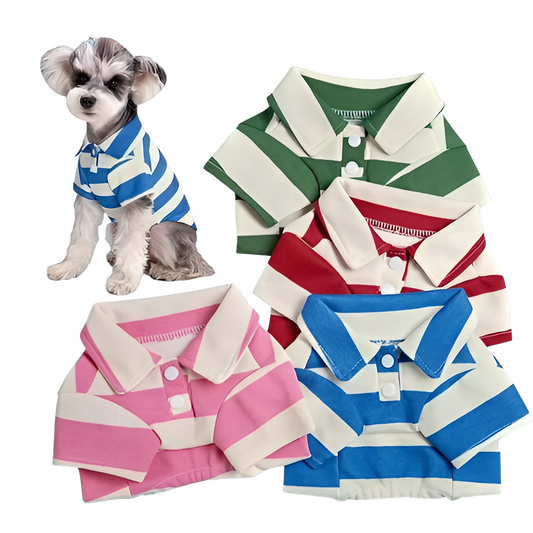 Pet Dog Clothes for Small Medium Dogs Pet Dog Polo Shirt Fashion Puppy Clothes Dogs Cats T-Shirt Pet Supplies