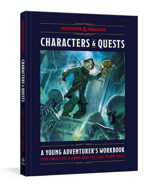 Dungeons & Dragons Characters & Quests: A Young Adventurer's Workbook for Creating a Hero and Telling Their Tale