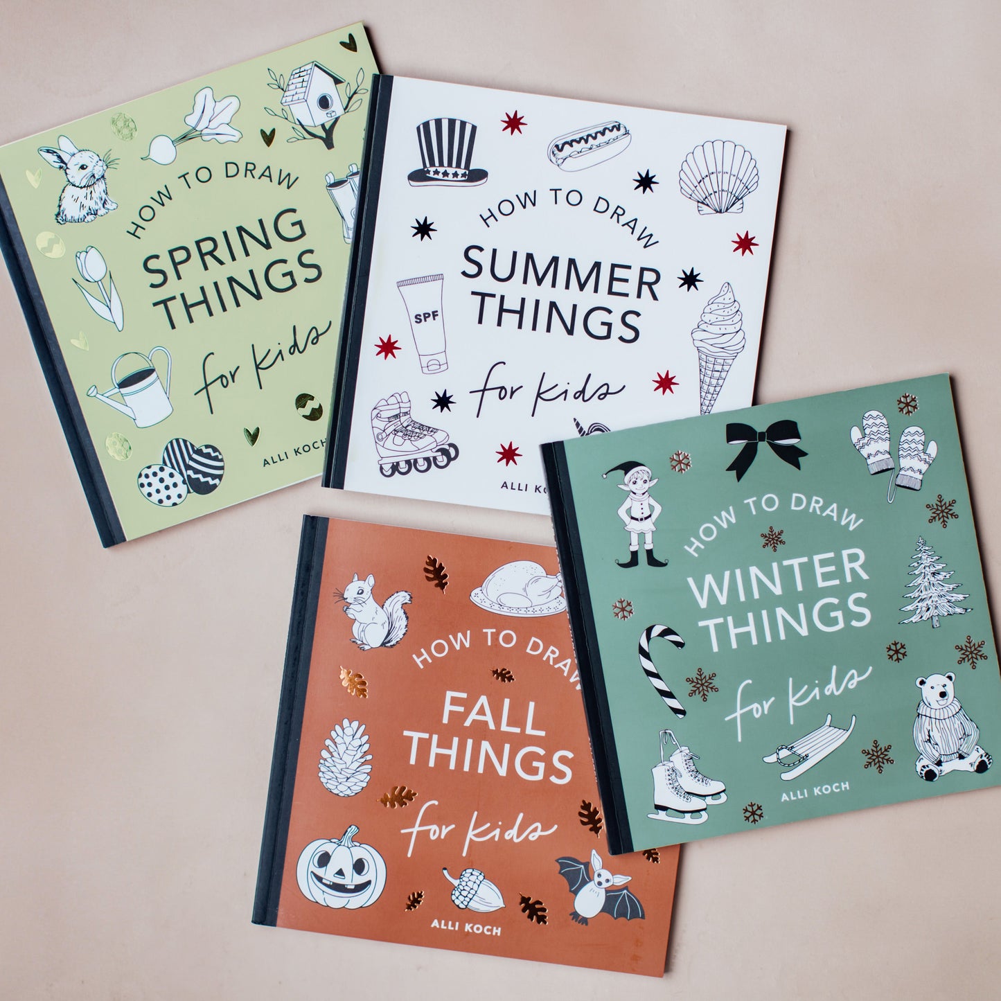 Spring Things: How to Draw Books for Kids