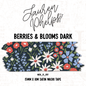 Berries & Blooms Dark 15mm washi