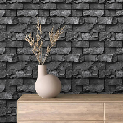 Charcoal Ledge Stone Wall