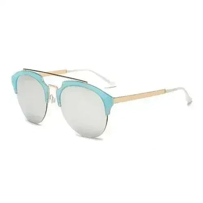 Women Round Cat Eye Fashion Sunglasses