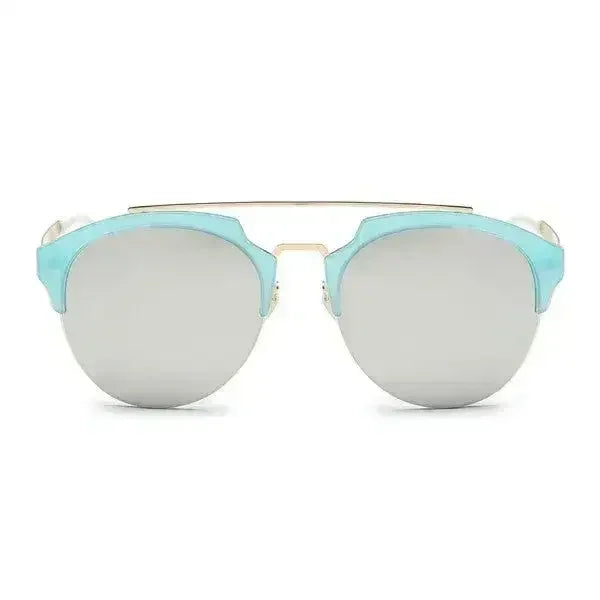 Women Round Cat Eye Fashion Sunglasses
