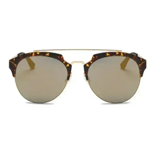 Women Round Cat Eye Fashion Sunglasses