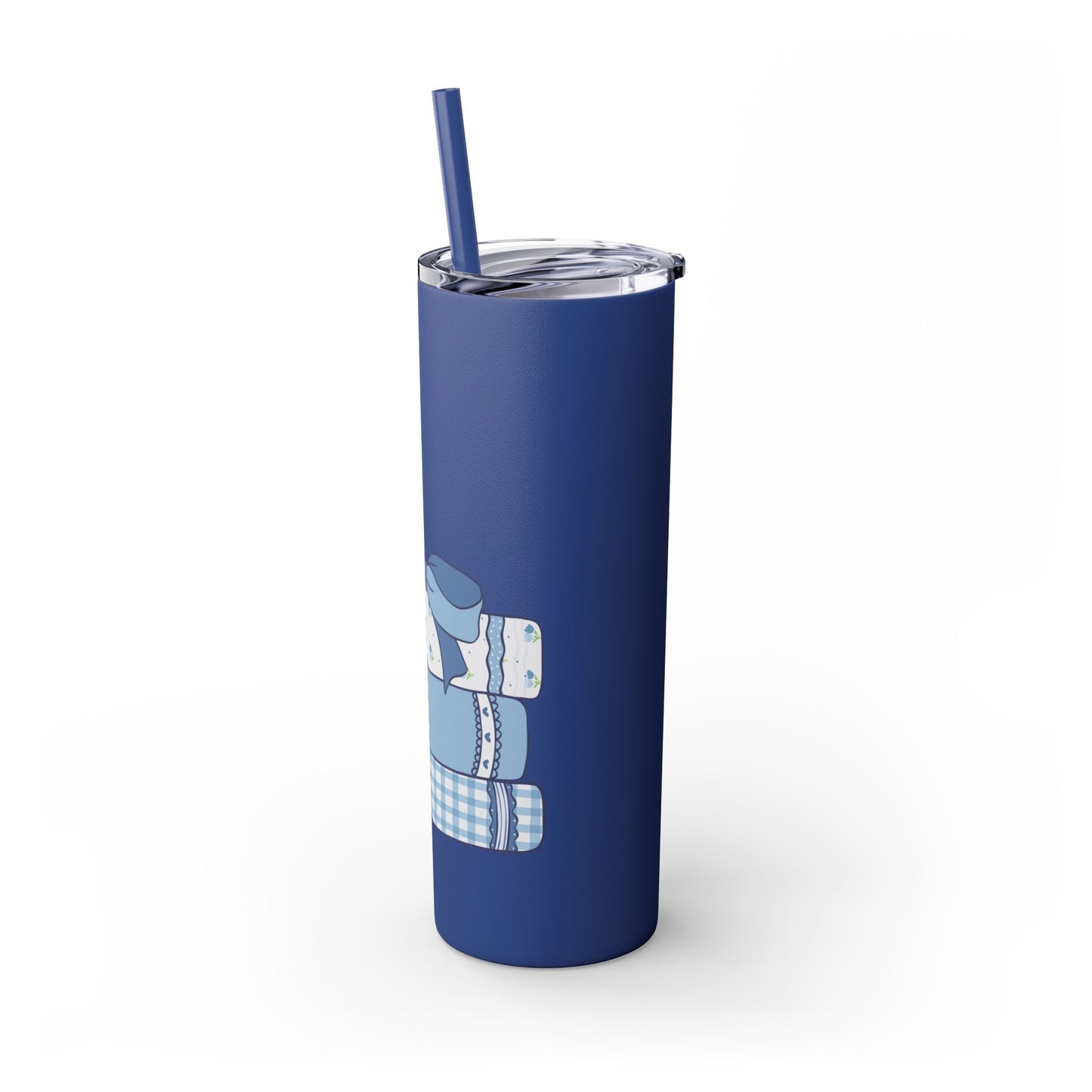 Customizable: Girly Book Club Skinny Tumbler with Straw, 20oz | Perfect for Events, Gifts, Coffee, and Summer Drinks