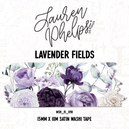 Lavender Fields 15mm washi