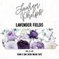 Lavender Fields 15mm washi