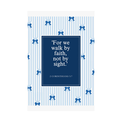 Inspirational Matte Vertical Posters, Faith Wall Art, Home Decor, Christian Decor, Motivational Print, Gift for Believers