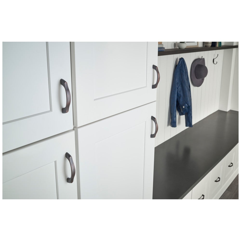 3" Center-to-Center Satin Nickel Aiden Cabinet Pull