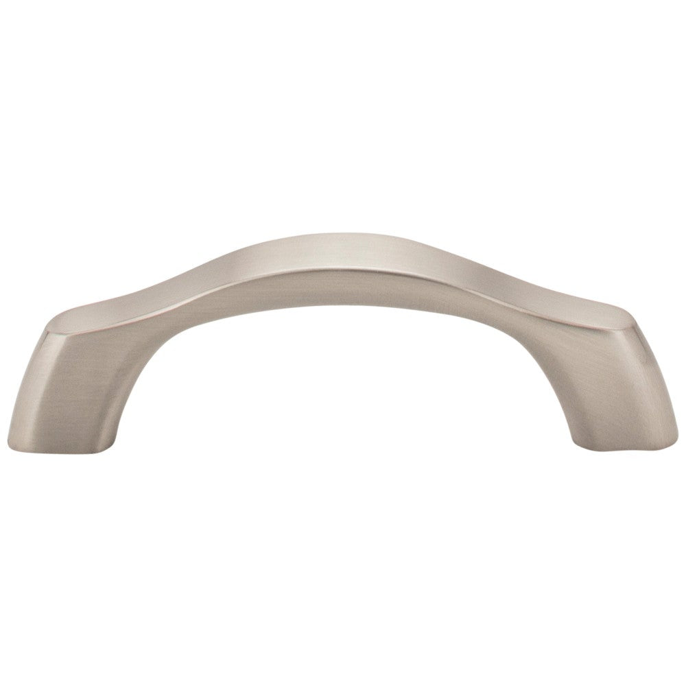 3" Center-to-Center Satin Nickel Aiden Cabinet Pull