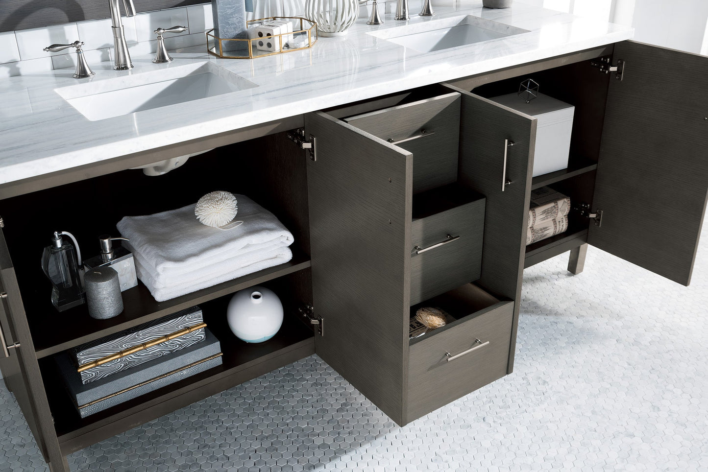 Metropolitan 72" Double Vanity Cabinet