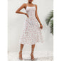 Polka Dot Suspender Dress - New Summer Sexy Split Long Dress for Women