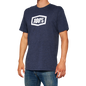 100% Icon T-Shirt - Navy - Large 20000-00047