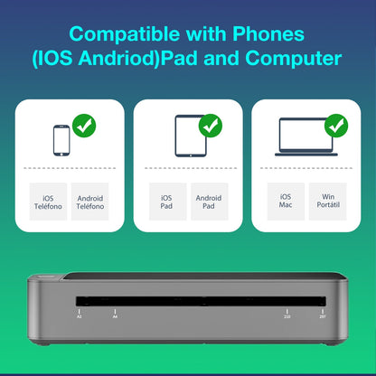 MAST® Upgraded A3 Bluetooth Tattoo Stencil Printer Portable Tattoo Transfer Machine for Large-Scale Tattoo Stencil