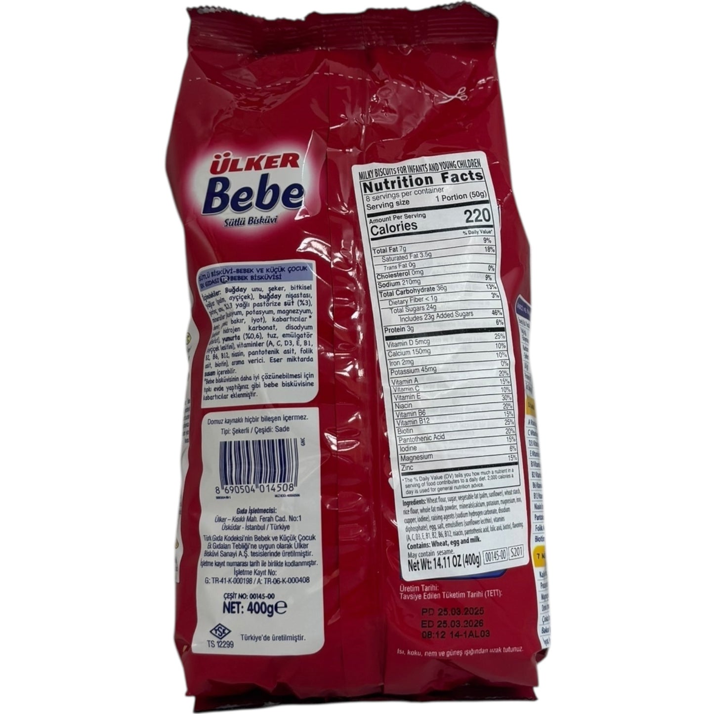 Ulker Bebe Biscuits - Delicious Healthy Baby Snacks, Perfect For Little Tummies