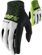 100% Celium Gloves - Fluorescent Yellow - Medium 10007-00011