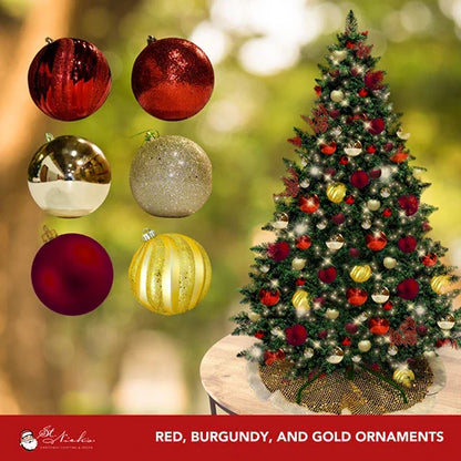 9FT Pre-Decorated PVC Tree