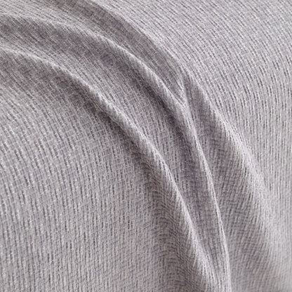 Textured Woven Modern Sofa Cover, Natural Blend Decorative Couch Throw Blanket