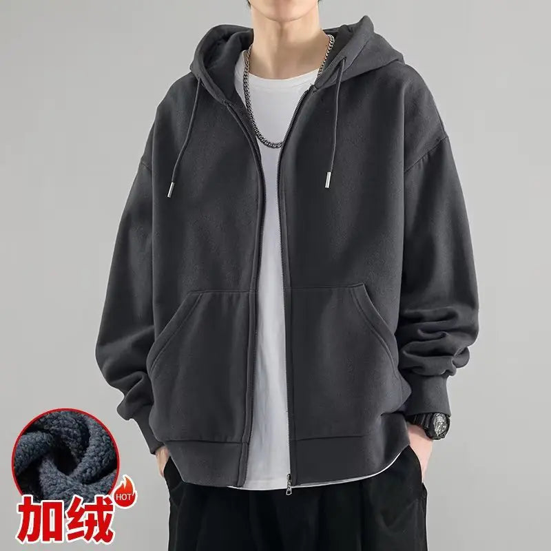 Men's Hooded Jacket Autumn 2023 Casual Cardigan