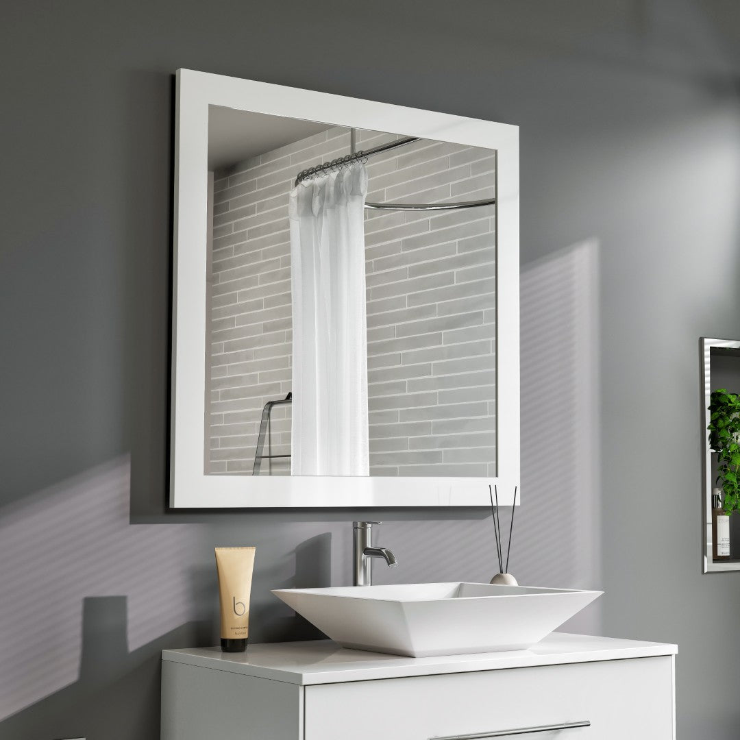 Eviva Sun Wooden Framed Mirror