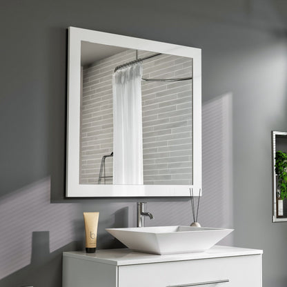 Eviva Sun Wooden Framed Mirror