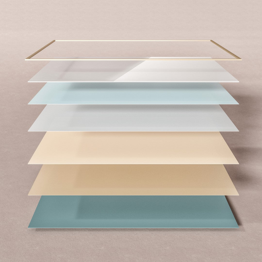 Eviva Gold Gold Metal Framed Mirror