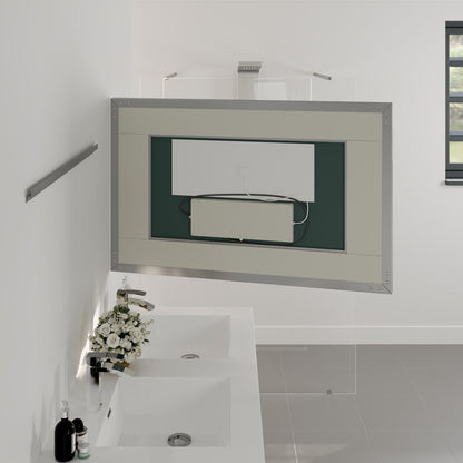 Eviva Illuminate LED Bathroom Mirror – Chrome Aluminum Frame (EVMR550 Series)