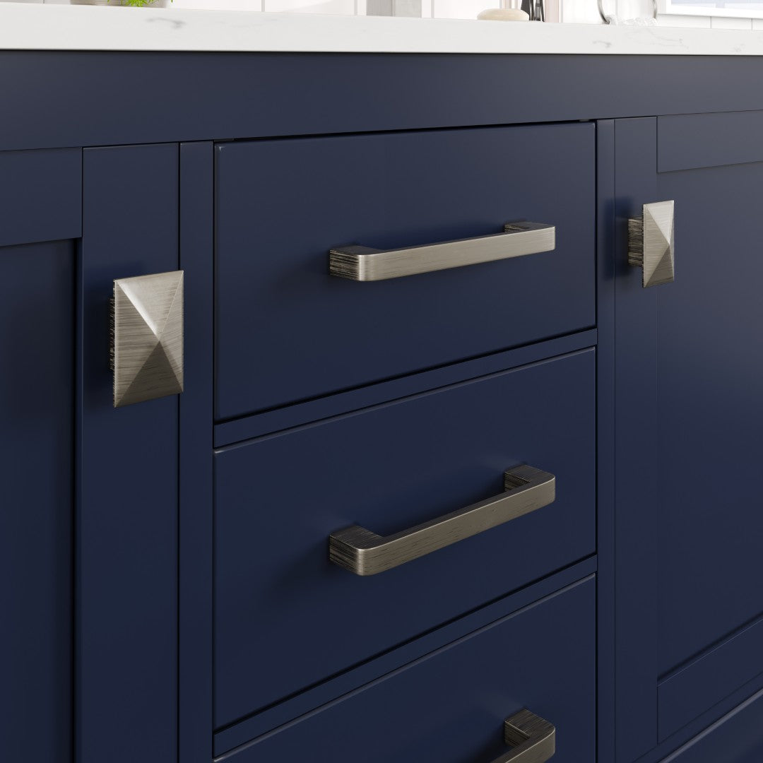 Eviva London Bath Vanity with Carrara Quartz Top and Undermount Porcelain Sink (20"-60")