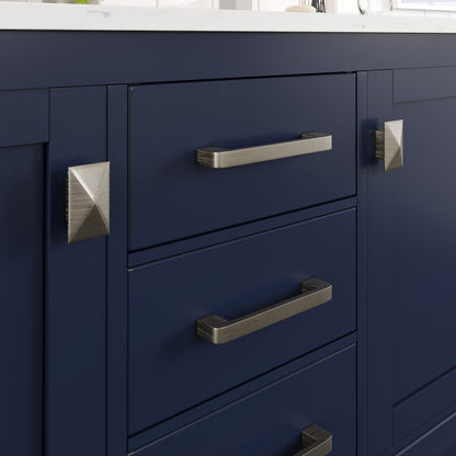 Eviva London Bath Vanity with Carrara Quartz Top and Undermount Porcelain Sink (20"-60")