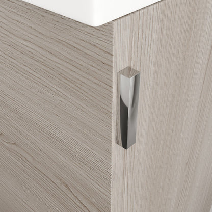 Eviva Tiny Wall Mount Bath Vanity with Porcelain Top and Integrated Sink