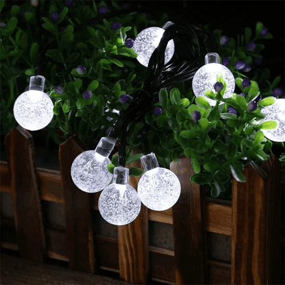 Solar Bubble Balls Lamp String Lights