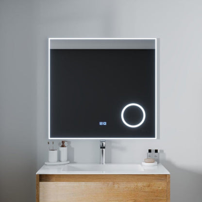 Eviva Illuminate LED Bathroom Mirror – Chrome Aluminum Frame (EVMR550 Series)